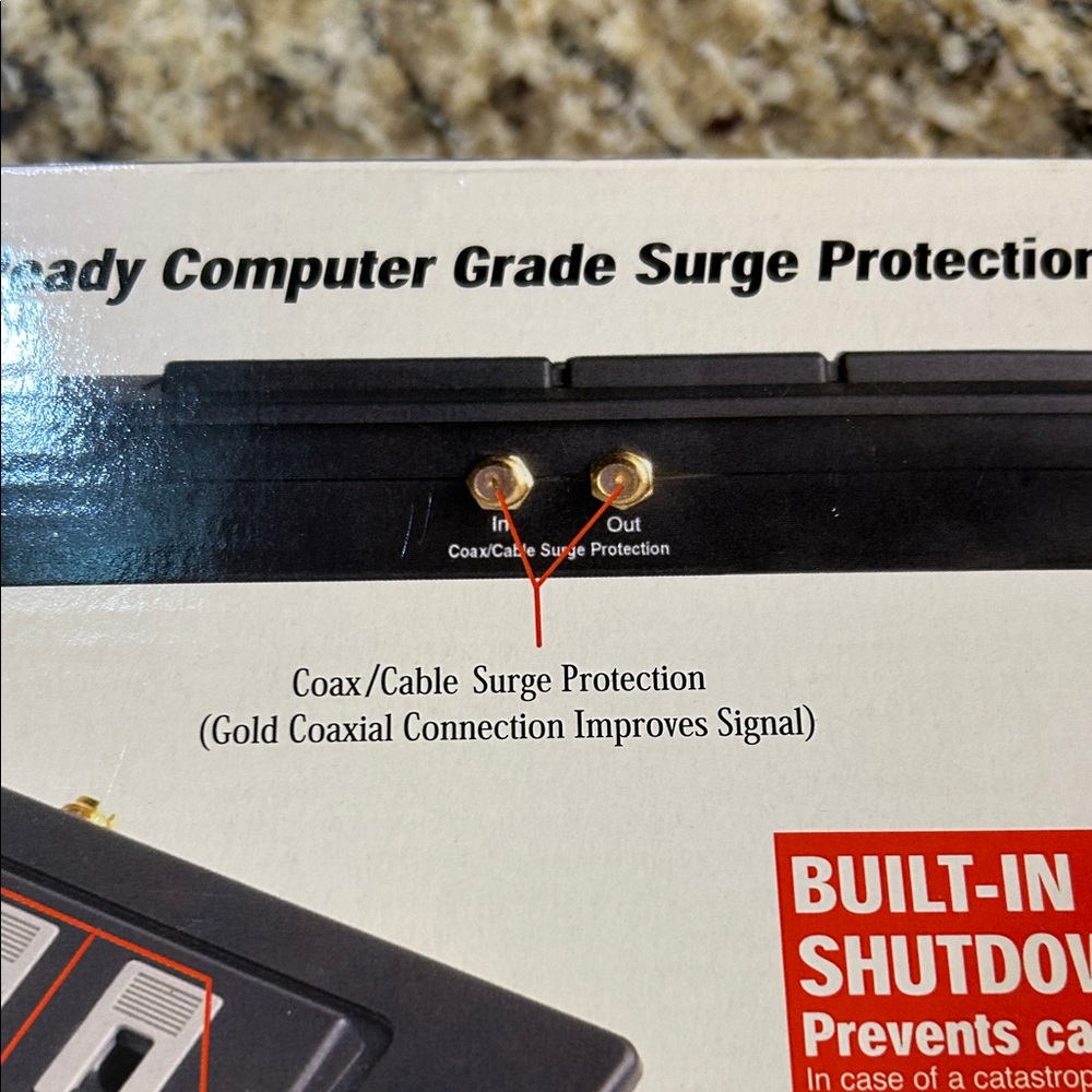 Black Surge Protector with 2800 Joules - Picture 11 of 16